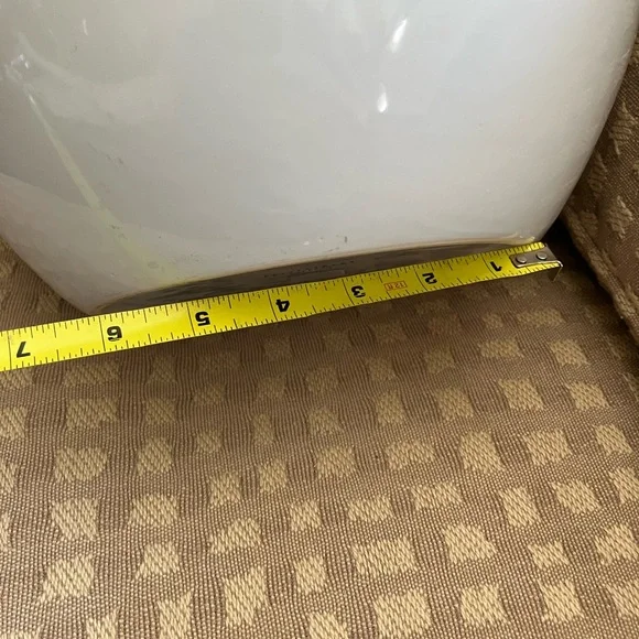 Vintage Pottery Barn Large White Ceramic Popcorn Serving Bowl or mixing bowl - Picture 7 of 12